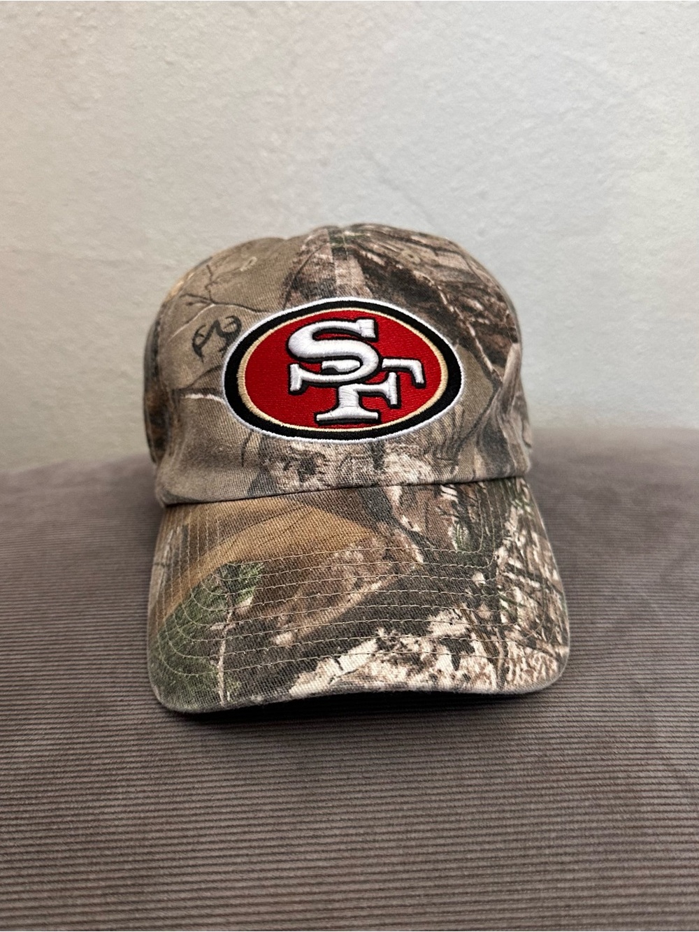 San Francisco 49ers '47 Brand Camo Hat Logo Clean Up Hat NFL Adjustable OSFA